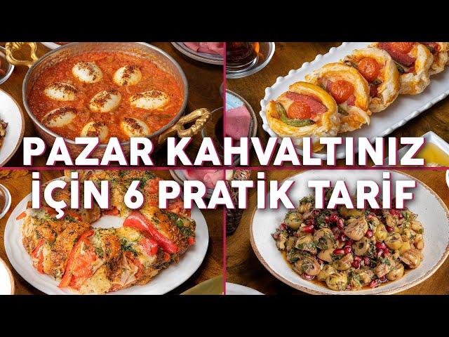 Pazar Kahvaltınız İçin 6 Pratik Tarif - Kahvaltılık Tarifler