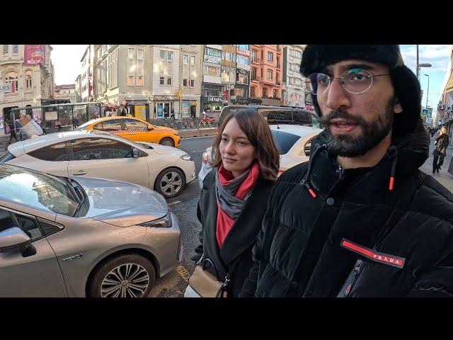 Russian Girlfriend Explores Old Istanbul with Indian Boyfriend (Indian Vlogger in Turkey) ️