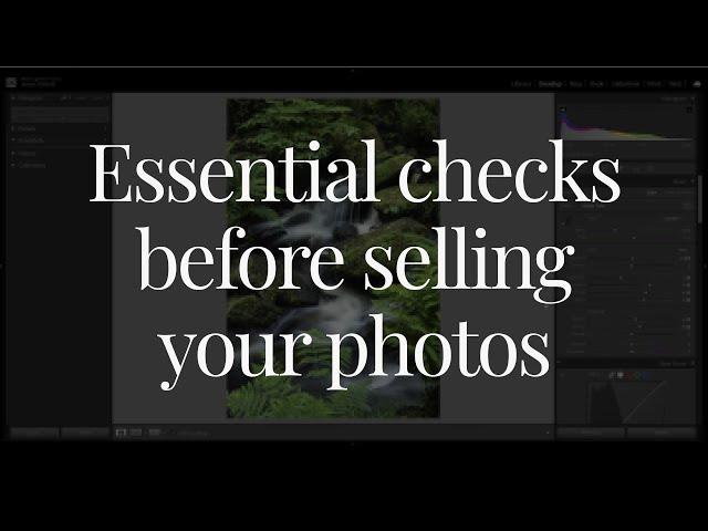 How to prepare your photos before selling them online