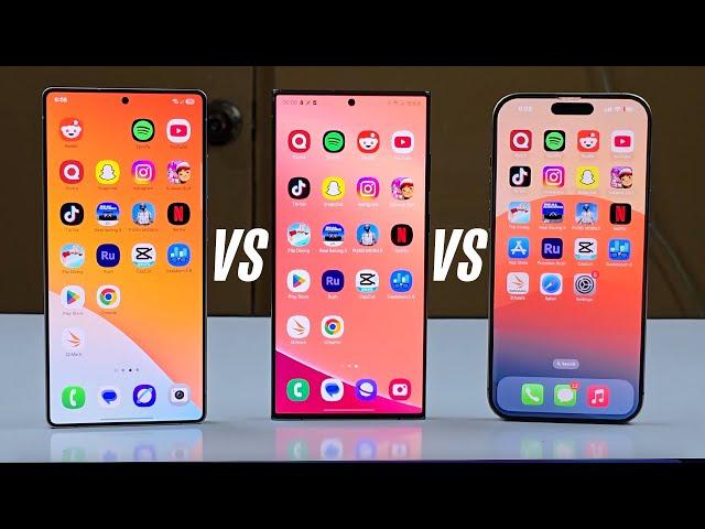 Samsung Galaxy S25 Ultra vs Galaxy S23 Ultra vs iPhone 16 Pro Max Speed Test in 2025