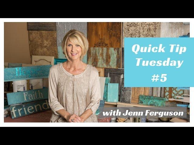 Using Decorative Art Roller w/ Texture Medium | #jennsquicktiptuesday