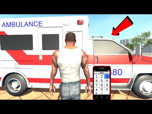 AMBULANCE CHEAT CODE in Indian Bike Driving 3D | Indian Bike Driving 3D NEW UPDATE