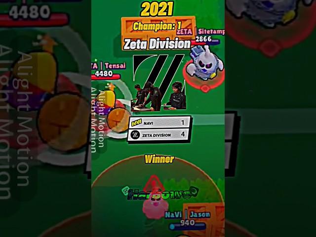 Zeta Division Loses or Win Rounds 2023-2021 #brawlstarschampionship #edit