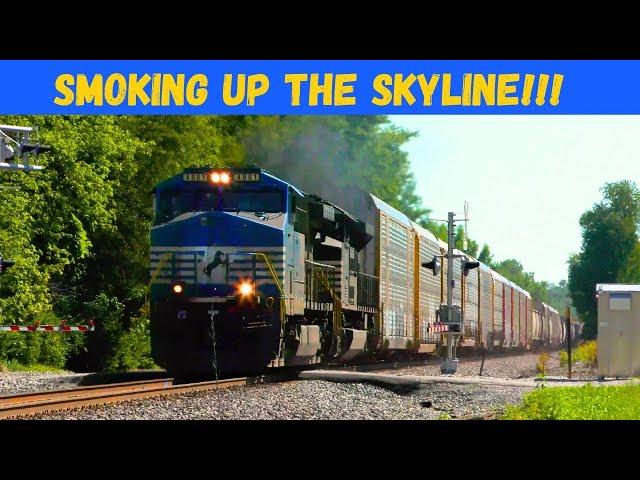 Train smokes up the sky when the engineer puts it into notch 8! Does NS 4001 needs redone already?