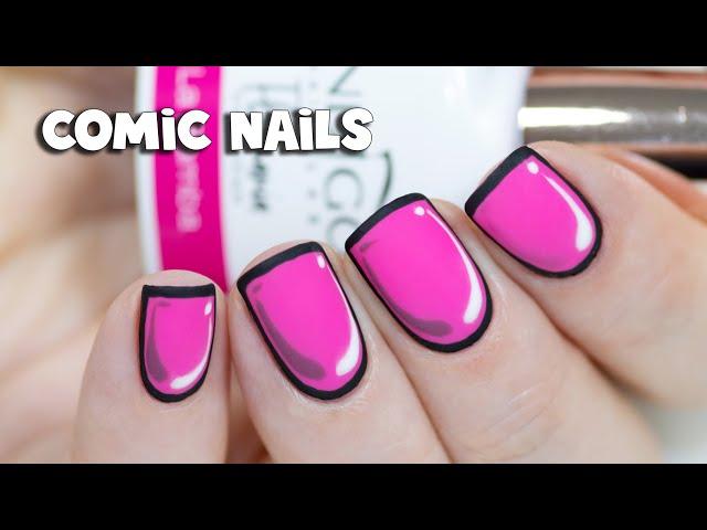 How to make COMIC NAILS | Indigo