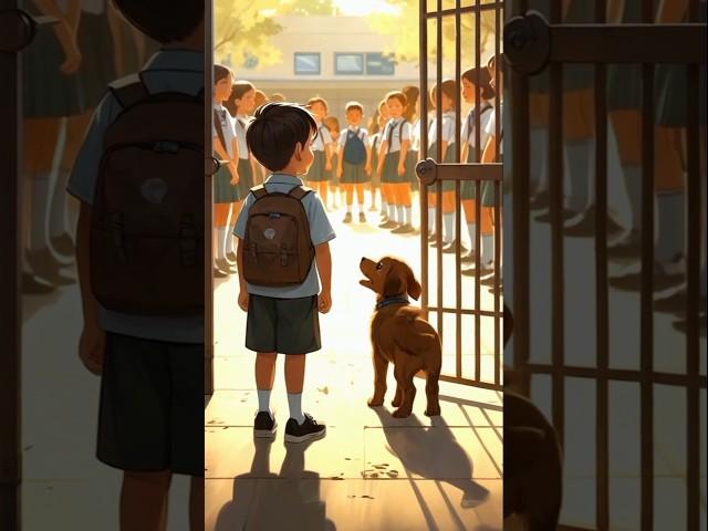 “The Puppy Who Waited During Assembly” #ai #trendingshorts #viral