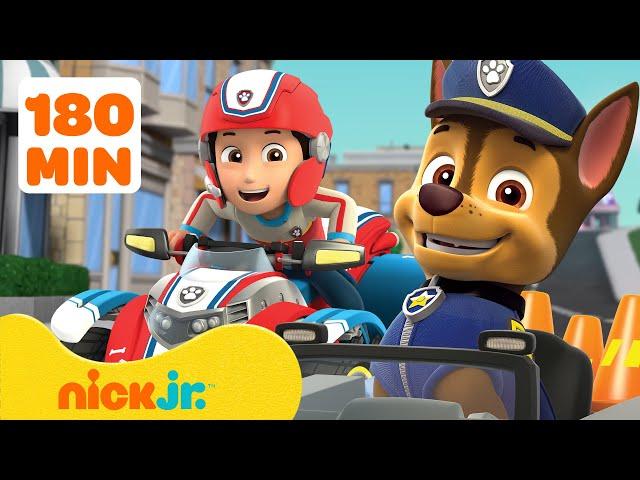 PAW Patrol's Chase & Ryder Have Action-Packed Adventures! #2 | 3 Hour Compilation | Nick Jr.