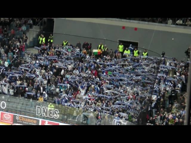 Slavia vs. Plzeň 1.zápas semifinále fans