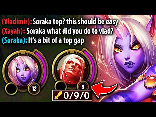 This guy thought Soraka top was a free win, but he didn’t know my secret