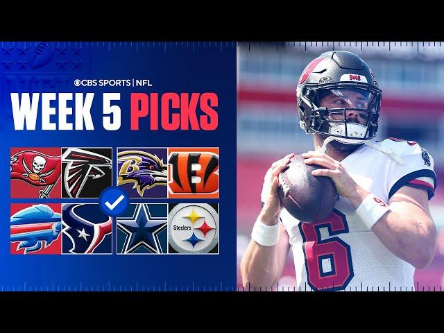 NFL Predictions and Best Bets For EVERY Week 5 Game [Bucs at Falcons & more]