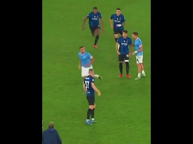 Felipe and Correa go wrong on pitch.. Brotherhood goes wrong #felipe #correa #lazio #intermilan