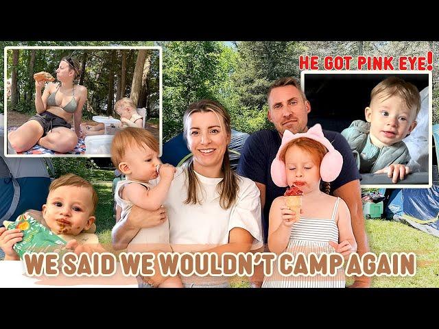 Family Camping Trip Gone Wrong: Rain, Pink Eye & Big Feelings