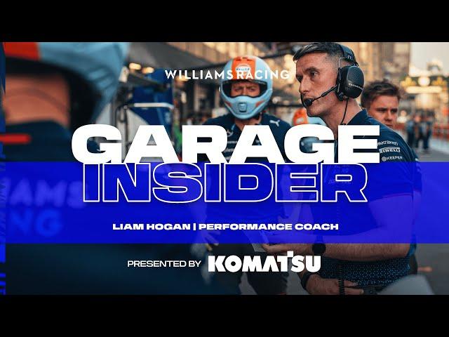 GARAGE INSIDER | Behind The Scenes | Liam Hogan - Performance Coach | Presented by Komatsu