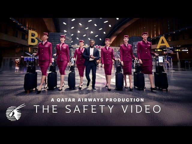 A safety video coming from the Hart | Qatar Airways
