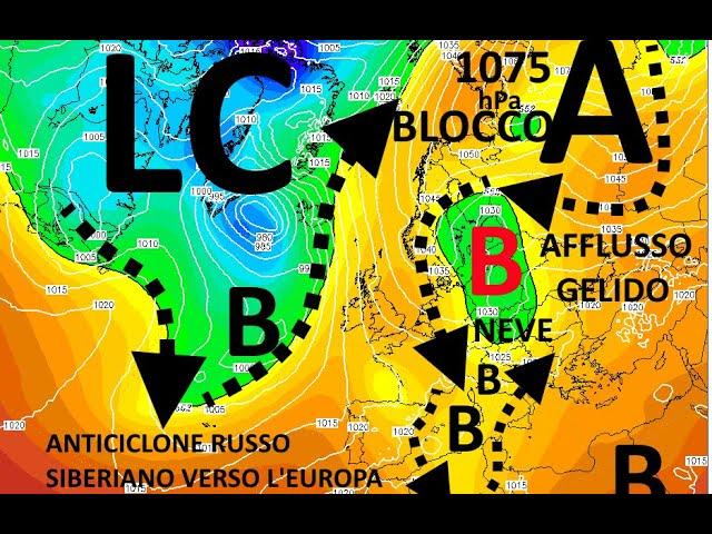 METEO - TEMPESTA IN ARRIVO, NEVE SU ALPI E APPENNINI E ANTICICLONE SIBERIANO IN EUROPA A FINE MESE