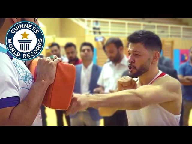 Most Full Extension Punches in One Minute - Guinness World Records