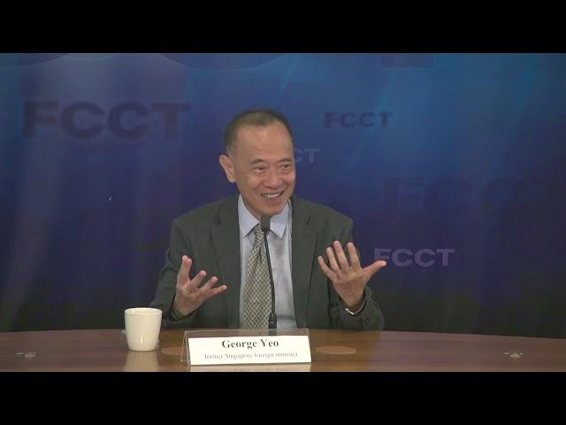 2024 11 29 FCCT Lunchtime talk with George Yeo, former Singapore foreign minister