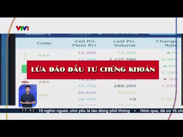 Lừa đảo đầu tư chứng khoán | VTV24