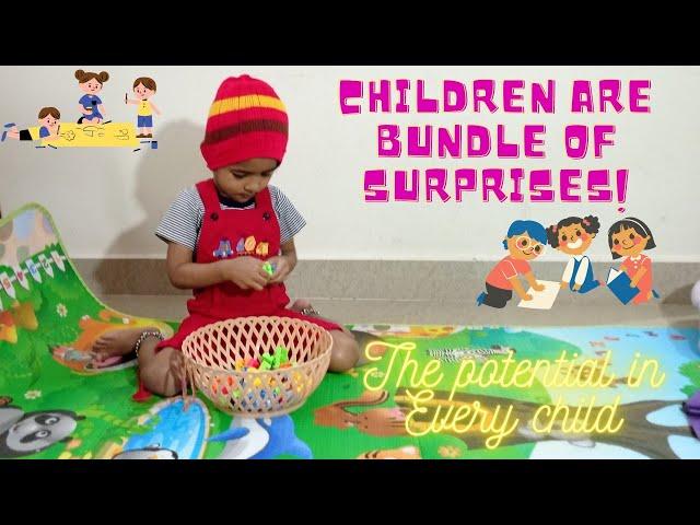 Children are bundle of surprises... !! # The potential in every CHILD..!! ||Nudishree ||