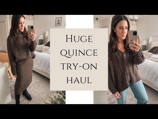 HUGE Quince Try-On Haul!