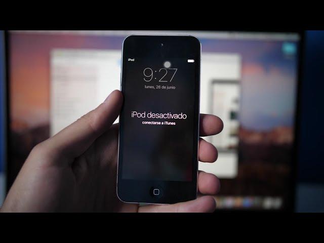  Solución iPhone o iPod esta desactivado conectarse a iTunes