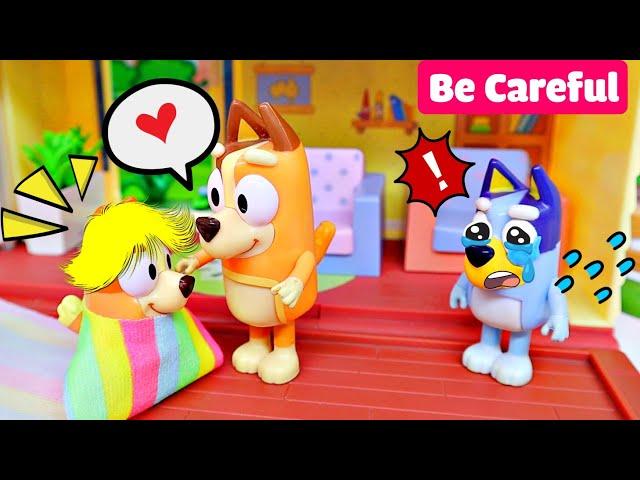 BLUEY, Be Careful! Bluey Learns The Importance Of Listening and Safety Rules - Fun Kids' Story