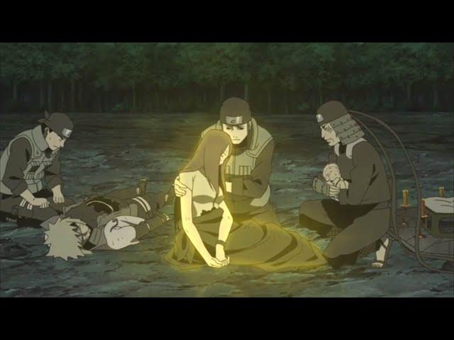 Kushina Uses Special Uzumaki Healing To Surivive Attack And Talk To Hiruzen - Naruto Shippuden