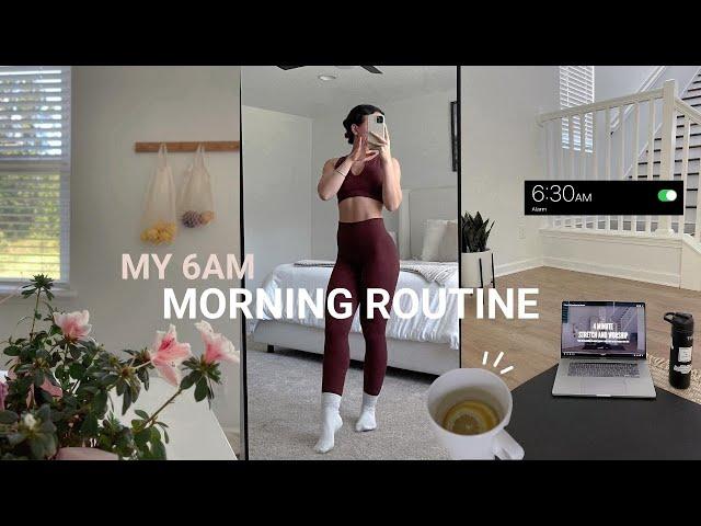 My 6AM “THAT GIRL” Summer Morning Routine | intentional, faith filled & productive