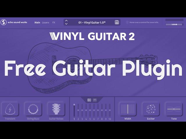 Free Guitar Vst - Vinyl Guitar 2 (No Talking)