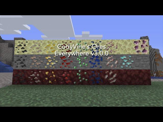 CodyVine's Ores Everywhere | v3.0.0 Update