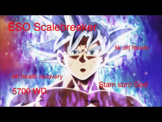 ESO Scalebreaker Stamsorc PVP Build: “God Sorc 2.0” The Unstoppable Stamsorc 1vX build