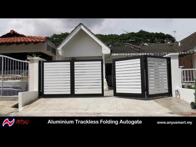 An Yu Aluminium Trackless Folding Autogate | Au Yu Smart Gate