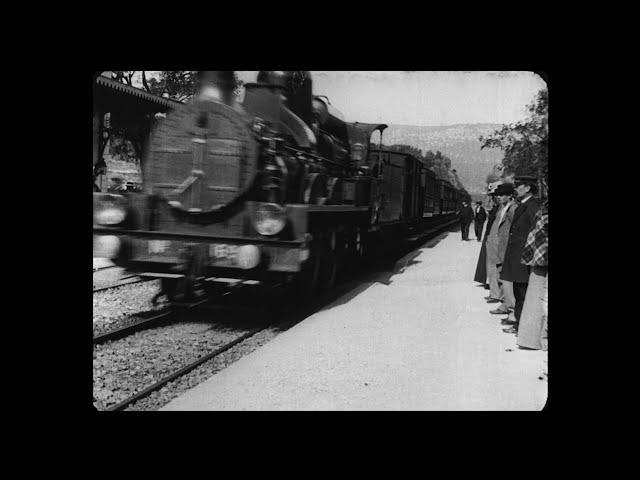 [Actual 4K Scan] The Arrival of a Train at La Ciotat Station - Lumière Brothers - 1896.