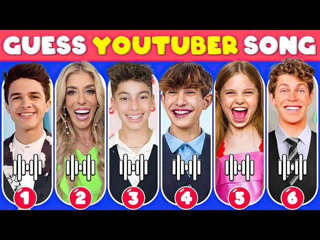 Youtuber Quiz | Guess the Youtuber by SONGS | Jordan Matter, The Royalty Family, Salish Matter