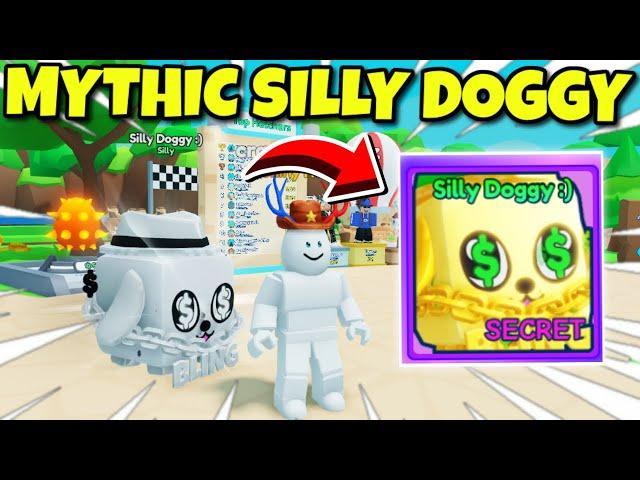Showcasing MYTHIC SILLY DOGGY In Bubble Gum Simulator Infinity