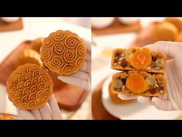 BÁNH TRUNG THU THẬP CẨM TRUYỀN THỐNG | Vietnamese Traditional Mooncake | TARA's Recipes