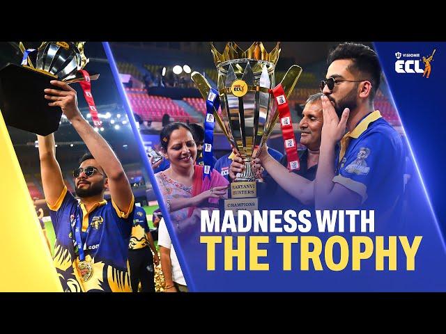 Elvish Yadav lifts ECL trophy infront of his die-hard fans  | Haryana vs Lucknow  | ECLT10