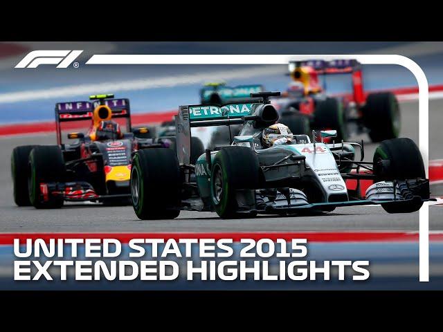 Rosberg And Hamilton's Epic Title Decider! | 2015 United States Grand Prix | Extended Highlights