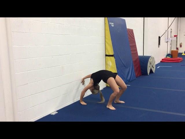 Backbend Down Wall