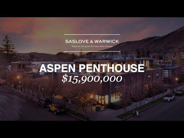 SOLD | $15.9M | Aspen Penthouse | 630 E Hyman Ave, PH, Aspen