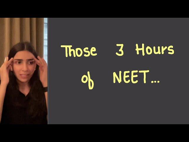 Last 3 Days & NEET 2025 Exam Day Ultimate Motivation and Strategy