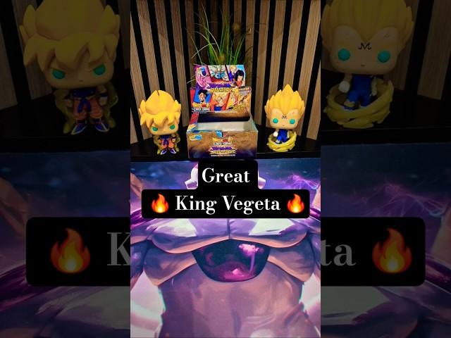  Great King Vegeta  #dragonball #dbz #vegeta #anime #tradingcards #youtube #shorts #cards #tcg