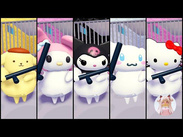 KORUMI'S PRISON RUN! | Kitty Cinnamoroll Melody Pompompurin Roblox Obby Gameplay Walkthrough [4K]