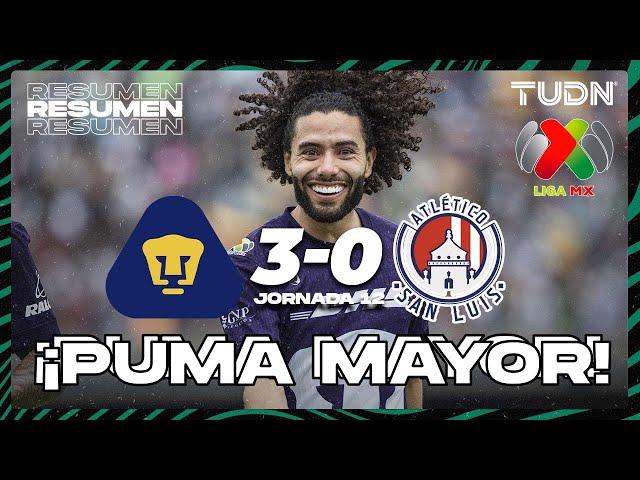 HIGHLIGHTS | Pumas 3-0 Atl San Luis | Liga Mx -AP2024 - J12 | TUDN