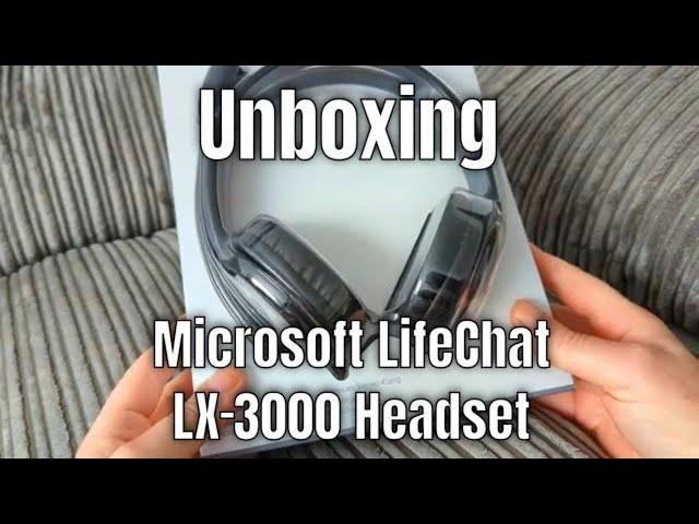 Unboxing - Microsoft LifeChat LX-3000 Headset