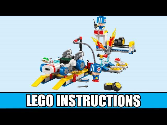 LEGO Instructions - Super Mario - 72035 - Toad's Garage - Mario Kart