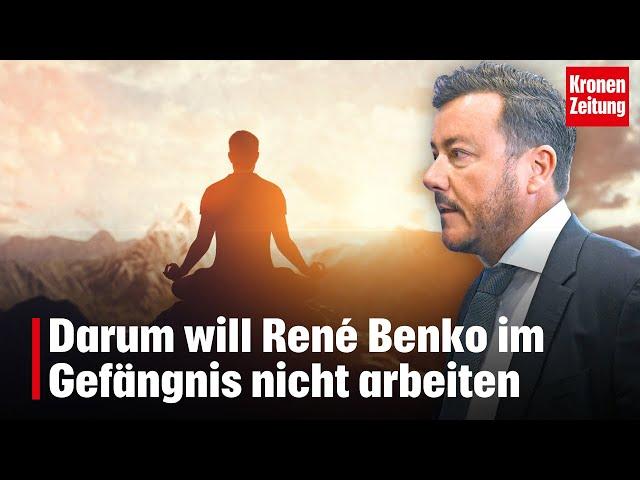 Darum will René Benko im Gefängnis nicht arbeiten | krone.tv NEWS