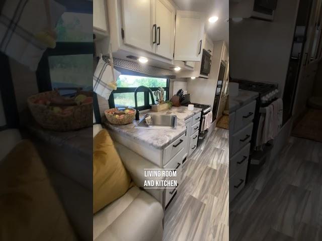 Family of 4 in 34 Ft. Class A RV #rvlife #rvrenovation #rvfamily #homeonwheels @WeAreDanandSam