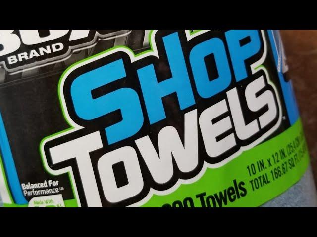 Harbor Freight Blue Shop Towels Review