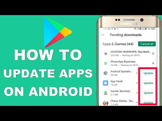 How to Update All Apps On Android | Update Apps on Android 2021